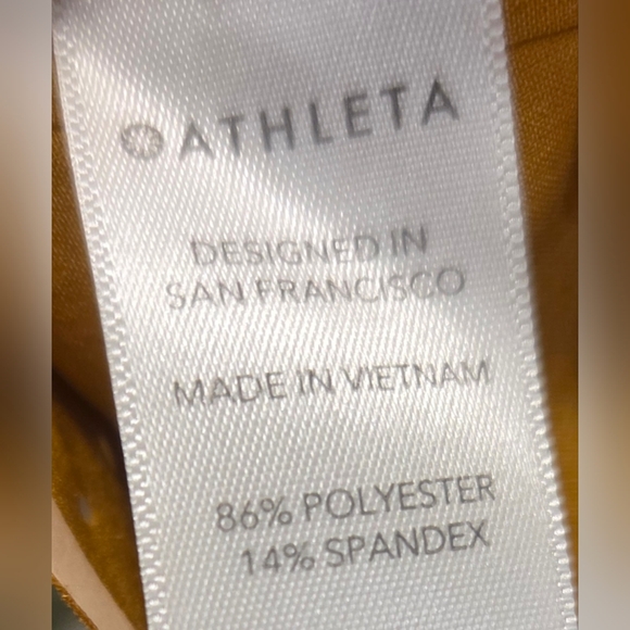 Athleta Mustard Yellow Crop Top - Picture 8 of 8